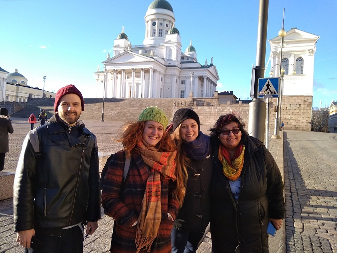 Fotografie ze studentské týdenní stáže v Helsinkách